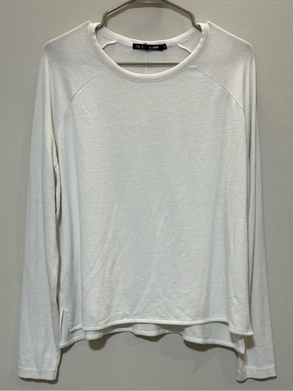 Rag & Bone White Long-Sleeve Lightweight Top 0079